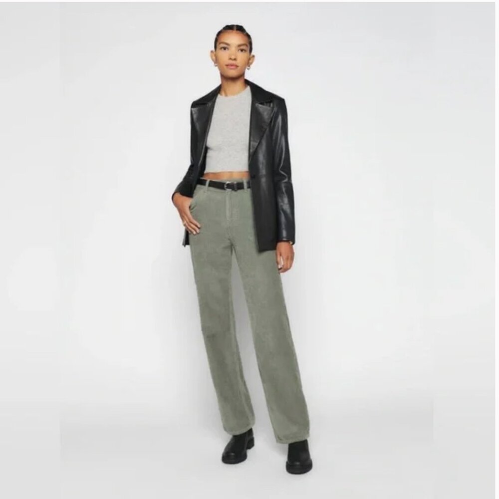 Reformation Wilder Painter High Rise Wide Leg Corduroy Pants [Size 25]